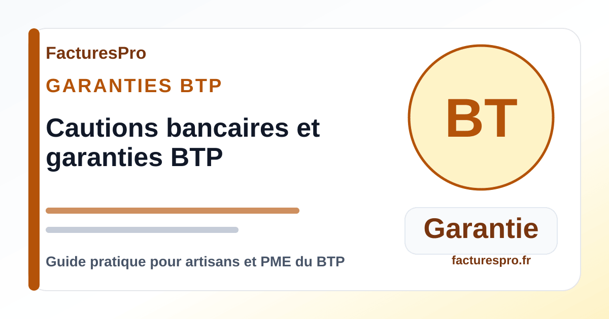 Cautions bancaires et garanties BTP : les points à contrôler en 2026